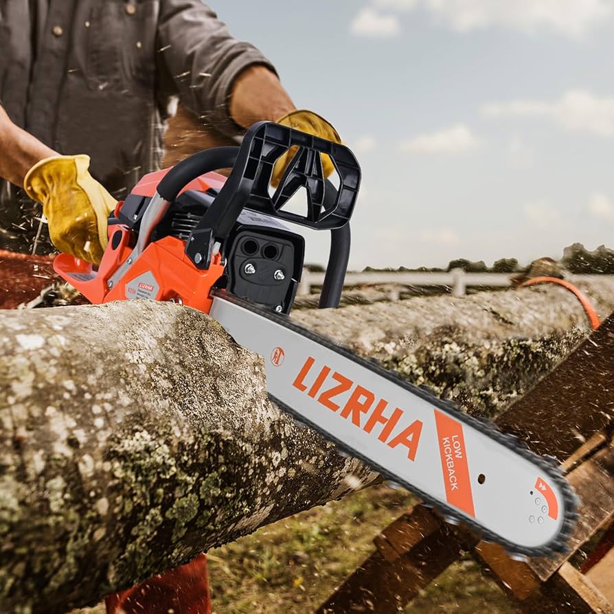 ◆h◆ 20-Inch 62cc Gas Powered Chainsaw Gasoline Powered Chain